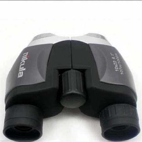 Paire de Jumelles NIKULA Zoom 10x22 - 6.1° Camping Evènement Nature Outdoor