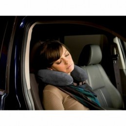 Coussin Voyage Gonflable Repose Nuque Auto Avion Train Doux