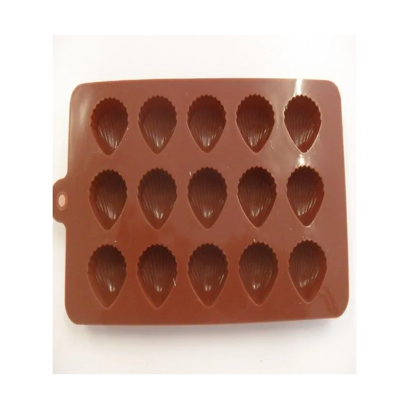 Moule À Chocolat Jolis Coeurs Coquillages En Silicone 15 Pièces Neuf