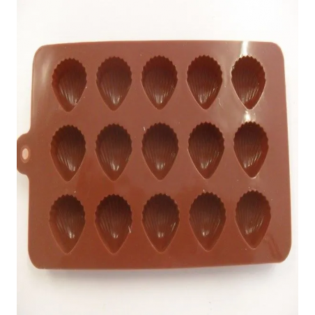 Moule À Chocolat Jolis Coeurs Coquillages En Silicone 15 Pièces Neuf