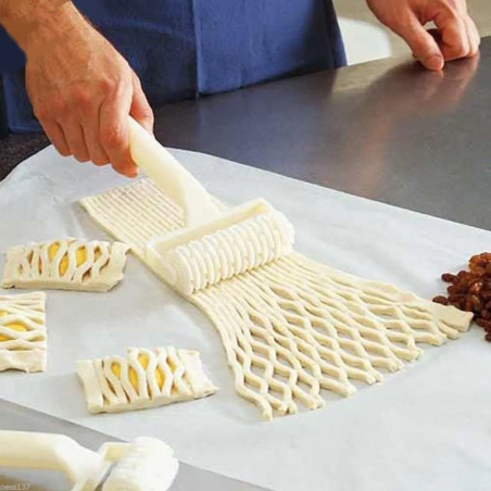 Rouleau Linzertarte À Losange Ou Croisillon Gâteaux Pâtisserie Pizza Croissant