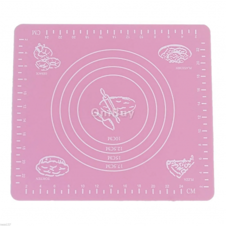 Tapis De Cuisson Graduée En Silicone Sur Mesure 50 X 40 Cm Cake Design