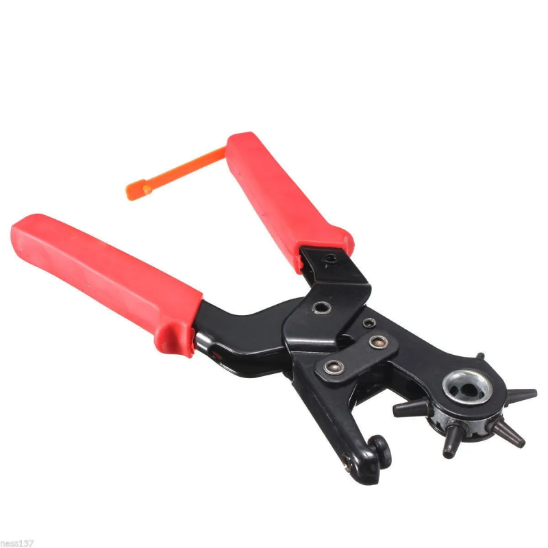 Pince Perforatrice à Tête Rotative en Acier Pro Trou Cuir Ceinture