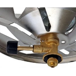Réchaud à Gaz de Camping FOKER Made in Italy Diam. 21,5 cm 2400W FILETAGE 16*1.5