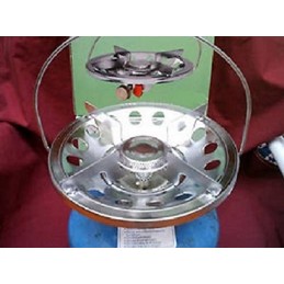 Réchaud à Gaz de Camping FOKER Made in Italy Diam. 21,5 cm 2400W FILETAGE 16*1.5