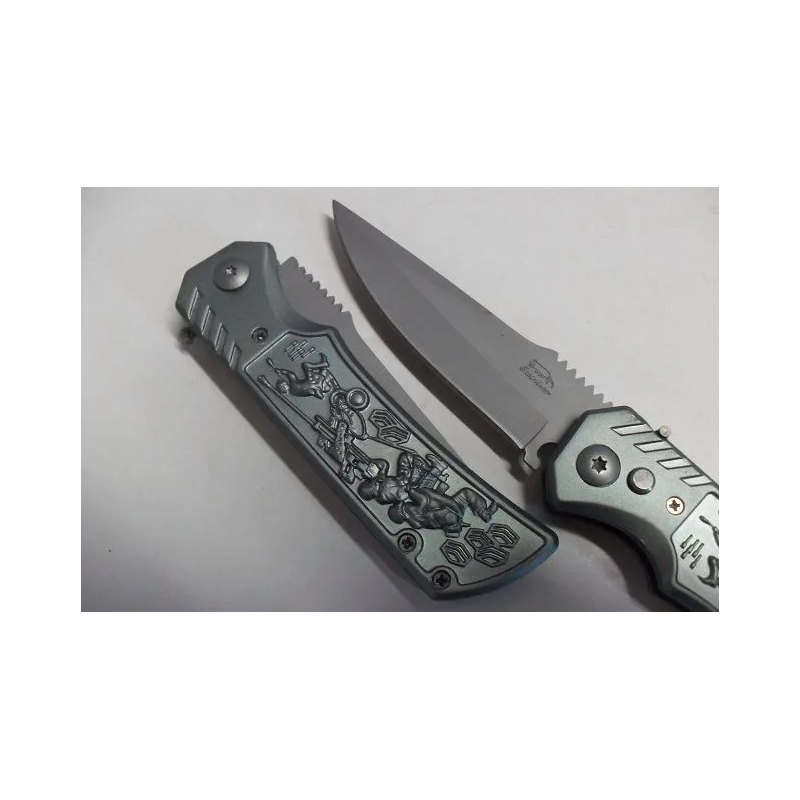 Couteau De Poche Opinel Gravé - Lame Acier 8,5 Cm - Longueur Total 19 Cm - Neuf - Pour Sport Et Randonnée
