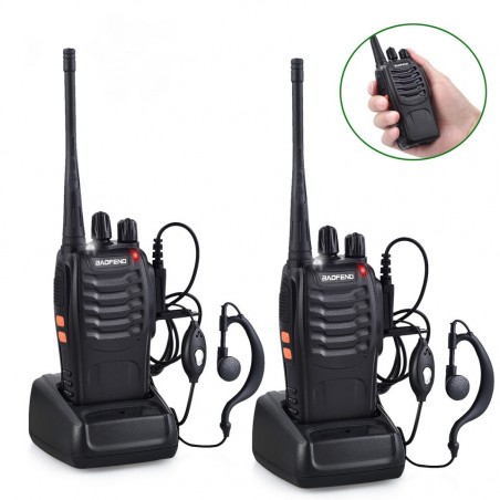 Talkie-Walkie UHF Baofeng BF-888S 3W 400-470 MHz