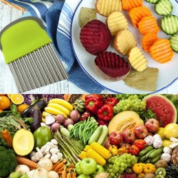 Couteau ondulé, , Fruits, Légumes, Coupe, Présentation
