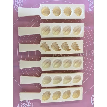 Lot 6 Petits Moules "Maamoul" Differentes Formes Et Dimensions Gateaux Orientaux Sablés