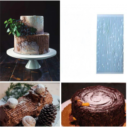 Embosseur Pour Effet Bois "جذع الشجرة" Pate À Sucre Pâte D'Amande Oriental