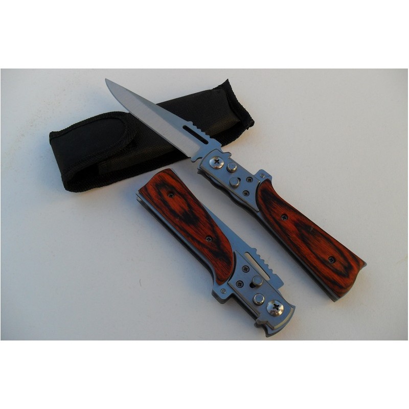 PETIT COUTEAU BOWIE 6 pouces lame guillochée en acier damas 256 couches