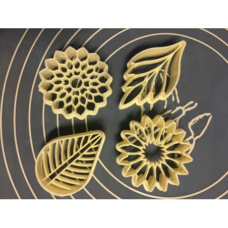 4 EMPORTES PIÈCE "ZELIDJ" III DOUBLES FACES FONDANT CAKE SABLÉ GÂTEAU ORIENTAL