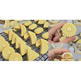 4 EMPORTES PIÈCE "ZELIDJ" V DOUBLES FACES FONDANT CAKE SABLÉ GÂTEAU ORIENTAL