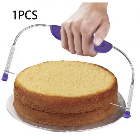 DÉCOUPE GÉNOISE & GÂTEAU 30 CM REGLABLE PROFESSIONNEL