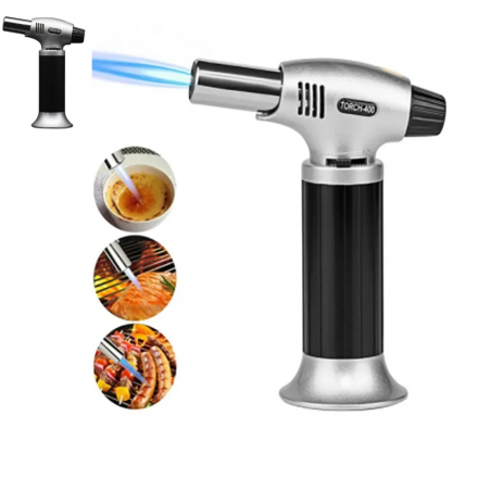 CHALUMEAU DE CUISINE À GAZ RECHARGEABLE PROFESSIONNEL GÂTEAU PÂTISSERIE CRÈME BRÛLÉE