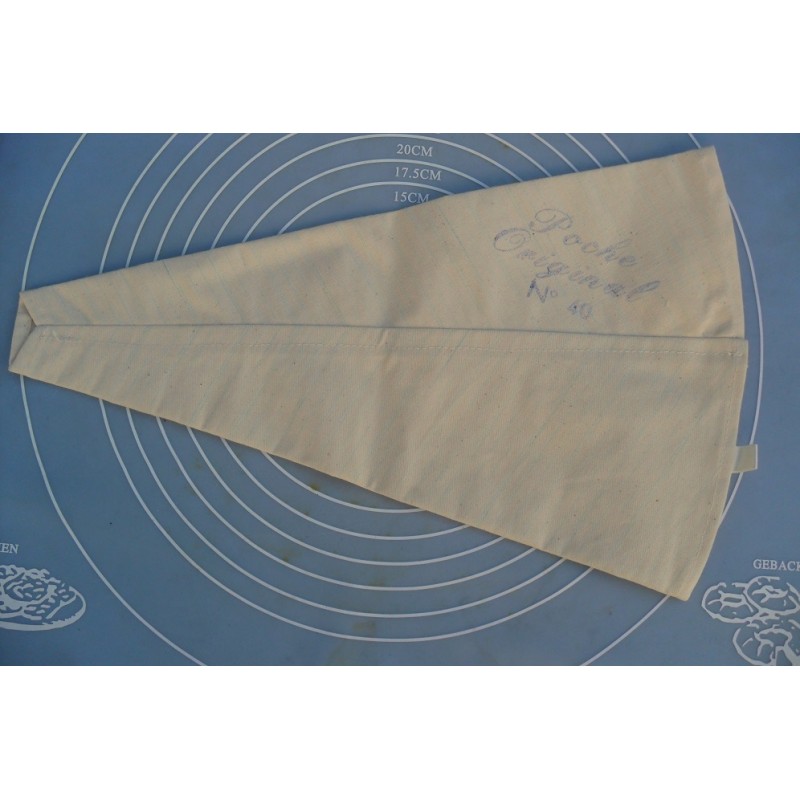 POCHE À DOUILLE EN COTON RÉUTILISABLE PROFESSIONNELLE N° 40