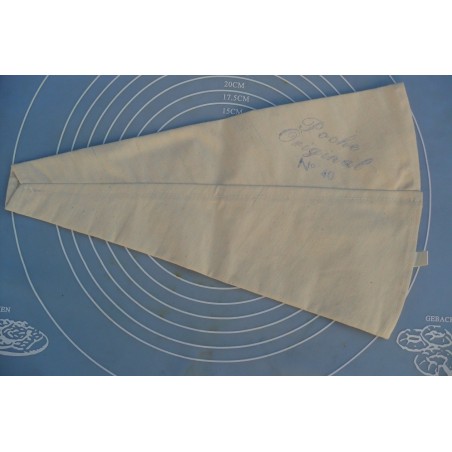 POCHE À DOUILLE EN COTON RÉUTILISABLE PROFESSIONNELLE N° 40