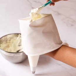 POCHE À DOUILLE EN COTON RÉUTILISABLE PROFESSIONNELLE N° 40