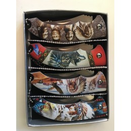 4 PETITS COUTEAUX APACHES...