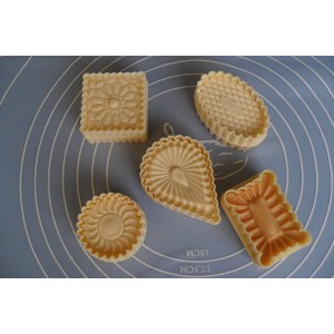 5 Emportes Pièce 10 Empreintes Double Face Fondant Cake Sablé Oriental