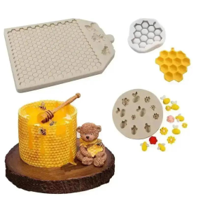Embosseur Pour Effet Ruches / Abeilles Pate À Sucre Pâte D'Amande Cake Design