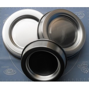 Set 3 Moules En Aluminium A3djib / Savarin / Baba / Cake Sablé / Ø 20, 24, 26