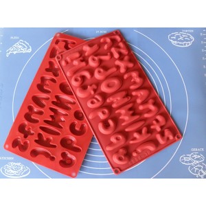 Moule Silicone Souple Petits Fours / Alphabet / 29 X 17 Cm