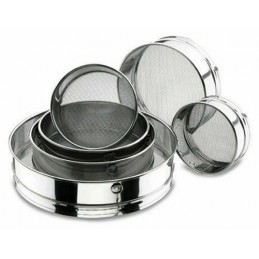 Set 6 Tamis Ronds à Farine Différents Diamètres Inox Cuisine Gâteaux Pâtisserie