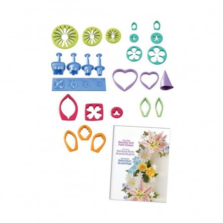 Set de Cutter Pour Fleurs Gum Past 26 Pièces Pate à Sucre & d’Amande